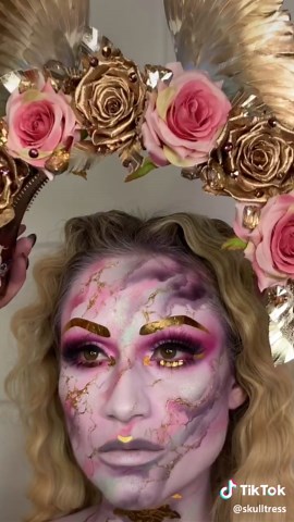 Halloween Makeup Tutorial by Vanessa Davis Skulltress