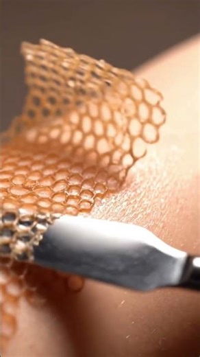 🧼✨ Honeycomb Peel ASMR | Layer-by-Layer Precision Clean 🪒💧