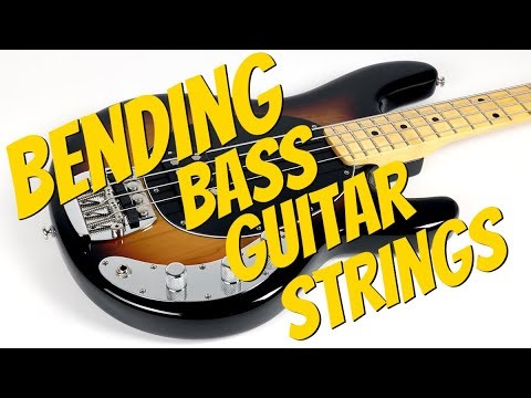 Bending Bass Guitar Strings By Scott Grove
