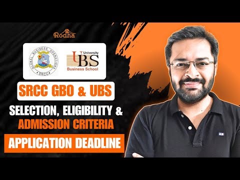 Low-Cost MBA Options You MUST Know | SRCC GBO & UBS Chandigarh Explained (MBA 2026) | RODHA