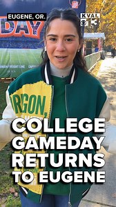 6.8K views · 105 reactions | Still a little calm out on the Knight Library Lawn before the Gameday set up is ready for the fans. #7 Oregon and #15 USC will face off Saturday at 12:30 on KVAL. #LiveOnKVAL #GoDucks #CollegeGameDay #CollegeFootball #OregonDucks #OregonFootball #USC #Sports #Football #Autzen | KVAL News | Facebook