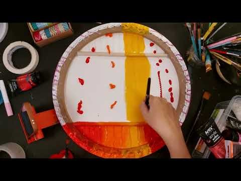 ✨ Backside Painting Part 1 – Colors and Preparation #painting #artprocess