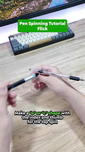 FLICK pen spinning tutorial EASY 👌 #reels | Ophelia Bowen