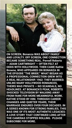 Bonanza’s Real Love Story That Lasted 40 Years ❤️