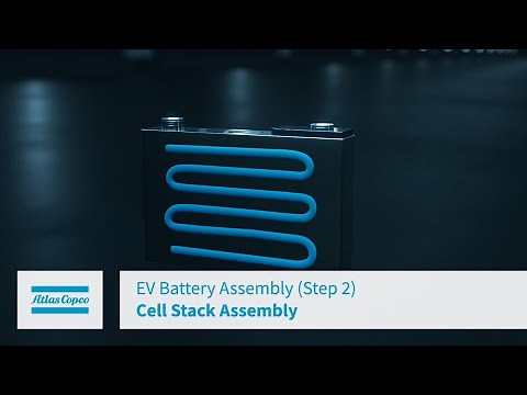 EV Battery Assembly (Step 2) Cell Stack Assembly