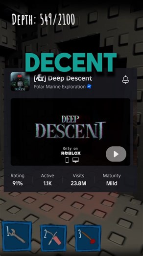 RobloxGameFinder on Instagram: "Deep descent is a super fun and scary game and for sure underrated 🙏 #robloxgamer #robloxart #roblox #robloxedit #robloxmemes #robloxian #robloxedits"