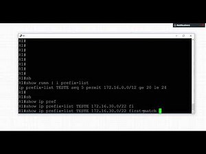 Prefix Lists no Cisco IOS