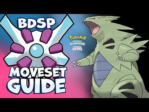 How to use TYRANITAR! TYRANITAR Moveset Guide! Pokemon Brilliant Diamond and Shining Pearl