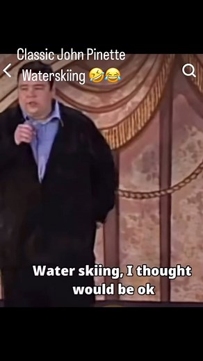 Raphael Silverstone | Classic John Pinette waterskiing #johnpinette #waterpark #waterskiiing #comedy | Instagram