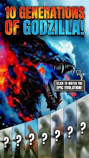Godzilla Evolution : Gen 1 to Gen 10 (Final Form Revealed!)