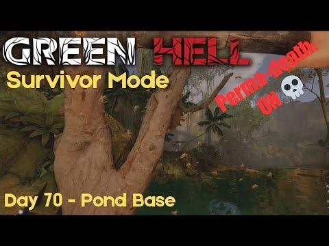 Green Hell - Survivor Mode | Hardcore PS5 (Day 70 - Pond Base)