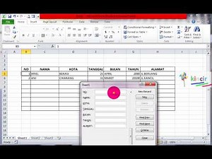 Microsoft Excel untuk Pelajar 7 Input data cepat