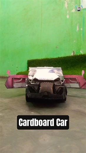 😳Cardboard Car #car #diy #shorts #youtubeshorts #viral #shortvideo #trendingshorts #ytshorts #short