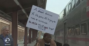 Annual "Celebration Train" honors MLK with 51-mile trip from San Jose to San Francisco