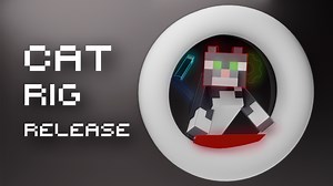 Minecraft simple cat rig for Blender