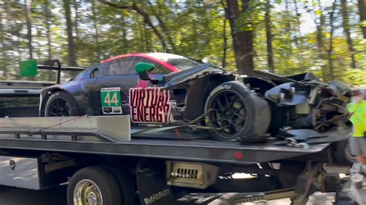 Kip Sebring climbs heart attack hill at Road Atlanta. #racefans #racecar #comedy #motorsport #kipsebring #petitlemans #speedmetalmechanic #turn9news | Kip Sebring