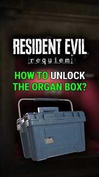 How to Open the Organ Transport Box — Resident Evil Requiem #residentevilrequiem #re9 #guide
