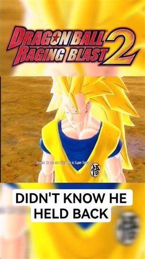 MAJIN VEGETA MEETS SSJ3 Goku (Dragon Ball Raging Blast 2) #Shorts