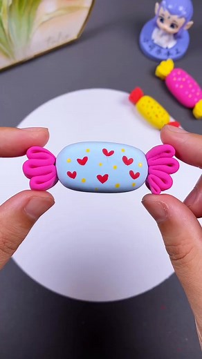 2.1K views | Make sweet candy crafts with clay, super simple | Crafti Hand | Facebook