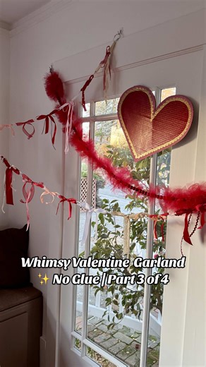 Creative No-Glue Valentine Garland Ideas