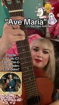 How to Play “Ave Maria” by Franz Schubert #easyguitartutorial #franzschubertavemaria