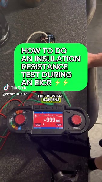 Insulation Resistance Testing on EICR Explained