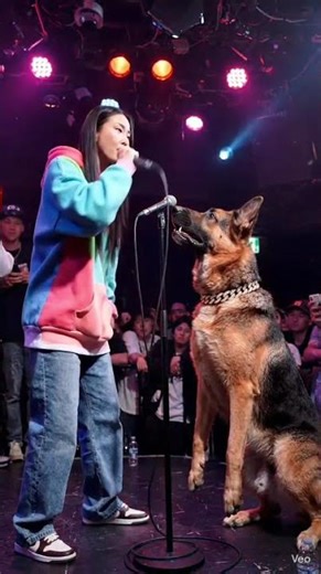 Rap Duo Alert! Dog & Master Go Viral on Stage