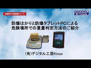 爆発の危険場所で、正しい量かチェックしたり、重量選別ができるシステムの紹介