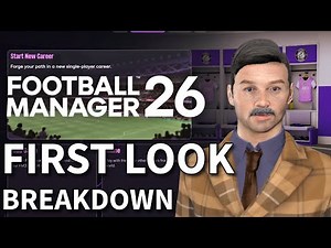 FM26 Looks VERY Different – Breaking Down the Official Live Playthrough!