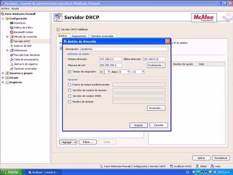 Configuración de un Servidor PROXY Usando KERIO para vender internet wifi