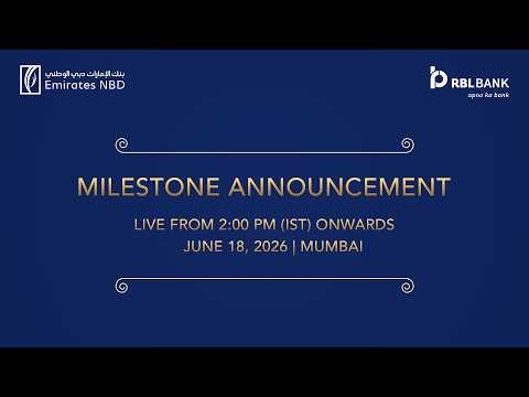 A Historic Milestone in Indian Banking | RBL Bank & Emirates NBD