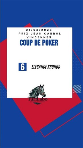 PRONOSTIC QUINTÉ+ PRIX JEAN CABROL VINCENNES 21/03/2026 #trot #pmu #turf #quinté #vincennes #horse