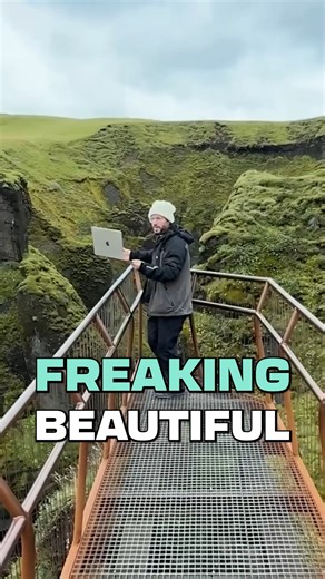 From a cubicle to a waterfall 🌊💻 Technology is the tool—but knowledge is the key. Study hard, stay inspired, and build your own version of freedom. | Timothy Sykes