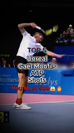 TOP 5 Unreal Gaël Monfils ATP Shots You Must See! 😱🔥 #shorts