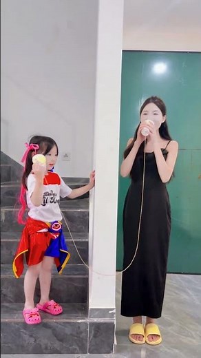 Little Harley Quinn And The Dark Angel's Telepathy Game #Anime #Cosplay #Harleyqueen #Angel