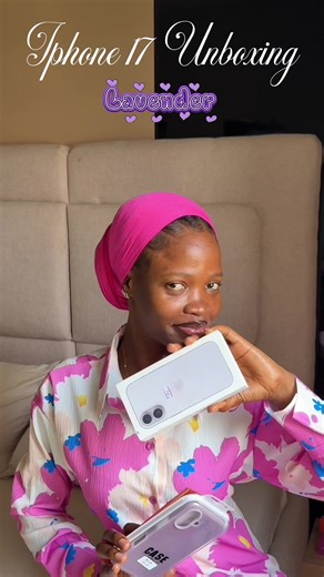 Unboxing My New iPhone 17 in Purple Color