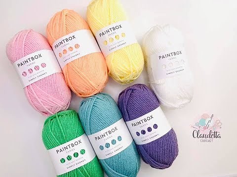🌈 PAINTBOX CHUNKY YARN RAINBOW COLORS