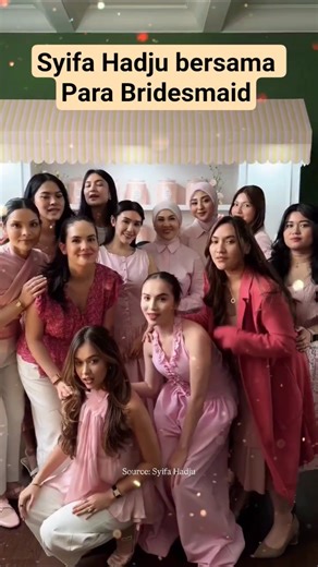 Syifa Hadju Bridesmaid #shortvideo #syifahadju #elsyifa #artist #viralvideo #fyp