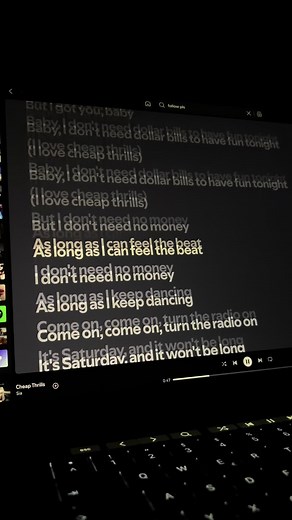 Cheap Thrills lyrics — Sia song lines you searched