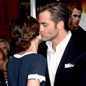 Chris Pine and Keira Knightley Share a Friendly Kiss, Actress Opens Up About Married Life—Watch Now!