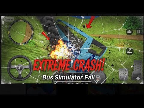 High Speed Bus Driving Game 🚍 | Dangerous Roads & Realistic Accidents Gameplay