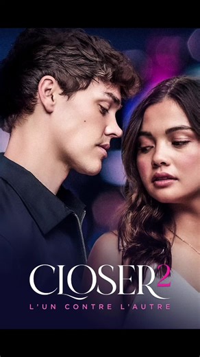 🏈💃 CLOSER 2 : L'UN CONTRE L'AUTRE 💃🏈 Disponible sur 📺 : Prime Video Date de sortie 📅 : 5 février 2026 Genre 🎭 : Romance, Comédie, Sport Réalisation 🎬 : Justin Wu D'après l'œuvre de 📚 : Tay Marley Avec 🌟 : Siena Agudong (Dallas), Noah Beck (Drayton), James Van Der Beek, Drew Ray Tanner, Charlie Gillespie, Roan Curtis Synopsis 📖 : Après un été idyllique, Dallas et Drayton entrent enfin à l'université. Mais la réalité les rattrape vite : ils étudient désormais sur des campus différents. 