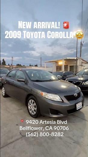 2009 Toyota Corolla Now Available 😍