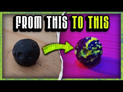 Overbaked Sculpey Skull Rescue! Painting a Tiny 1-Inch Glowing Miniature 💀✨