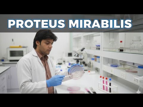 Proteus Mirabilis bacteria: Structure: discovery: types: culture media: biochemical test etc