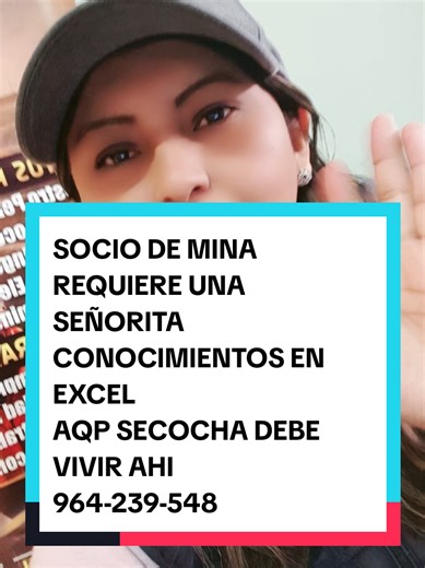 Oferta de Trabajo: Señorita con Excel en Arequipa
