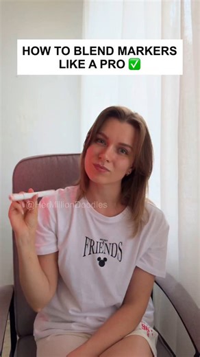 Nat on Instagram: "How To Blend Alcohol Markers Like a Pro ✍️ Ever wondered why your alcohol marker blends don’t look smooth? Here’s the secret: 1. Skip the colorless blender — it often just pushes the ink around, lifting color and leaving unpredictable streaks. 2. Use colors with similar values — start with the lightest shade and gradually build up to darker tones, layering carefully where you want more depth. #arttutorial #markers #blendlikeapro #alcoholmarkers #arttutorial"