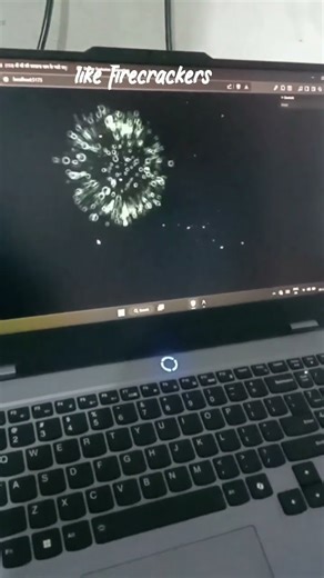 created an fireworks effect Using Shaders , three js , and basic javascript and ist lovely effect 💥