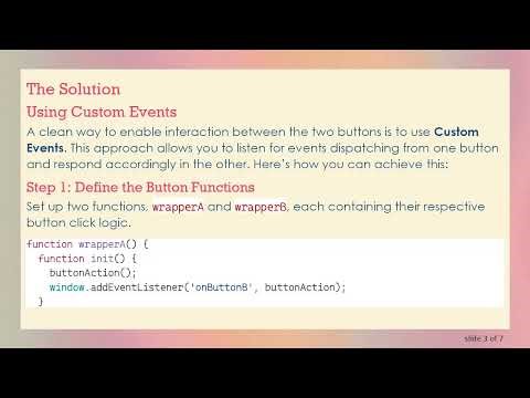 How to Make Two Buttons Trigger from the Same Event in JavaScript