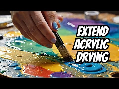 Extend Acrylic Paint Drying Time with Golden Open Medium